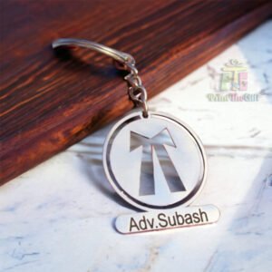 "Personalized Lawyer Keychain – Perfect Advocate Gift"