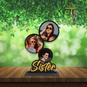 "Tabletop Sister Photo Stand –  Customized Gifts for Sisters