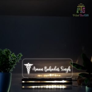 Custom Doctor Sign LED Lamp – Personalized Gift for Doctors