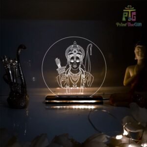 "Shree ram  3D Illusion LED Lamp – Perfect Religious Gift for Home & Temple"