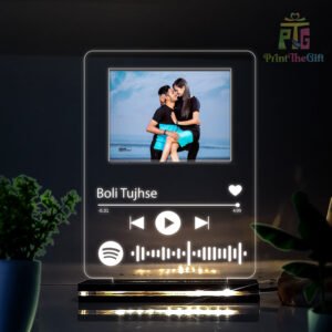 Spotify Plaque With Multi LED Stand-Best Gift