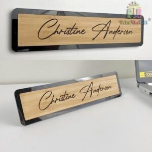 Personalized MDF Name plate for desk or wall