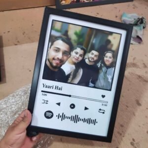 Spotify Song Dedication Photo Plaque – Custom Frame for Your Favorite Music and Memories
