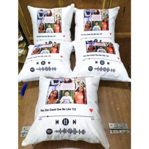 Personalized Song Photo Cushion Cover