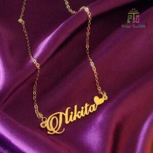 CUSTOMIZE  Single Name With Necklace,Girls & women,Gift for wife, Gift for girlfriend & your love one